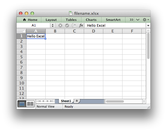 make spreadsheet read only for others mac 2011